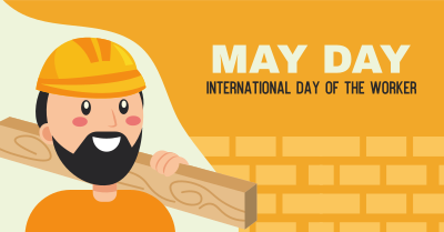 Construction May Day Facebook ad Image Preview