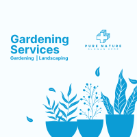 Professional Gardening Services Instagram post Image Preview