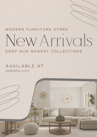 Minimalist Furniture Store Poster Image Preview