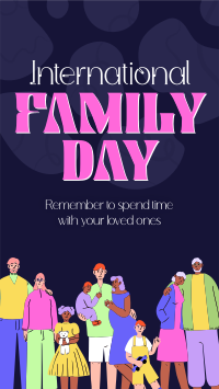International Day of Families TikTok Video Design
