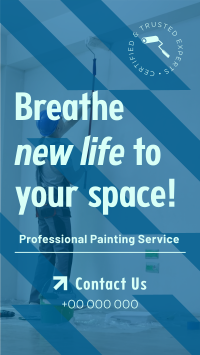 Pro Painting Service Instagram Reel Image Preview