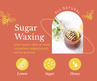 Sugar Waxing Salon Facebook Post Design