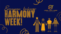 United Harmony Week Facebook Event Cover Design