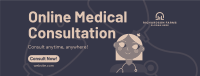 Online Medical Consultation Facebook Cover Image Preview