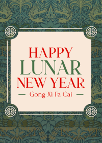 Lunar New Year Celebration Poster Design