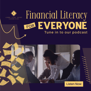 Financial Literacy Podcast Instagram post Image Preview