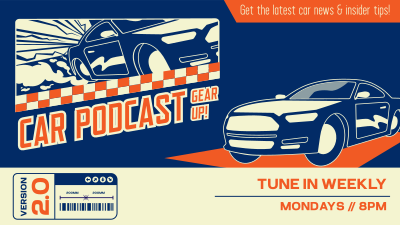 Fast Car Podcast Facebook event cover Image Preview