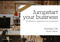 Jumpstart Your Business Postcard Design