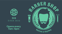 Premium Barber Facebook event cover Image Preview