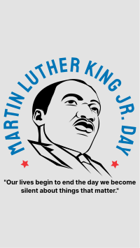 Martin Luther King Jr. Instagram Story Design