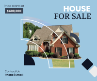 House for Sale Facebook Post Design