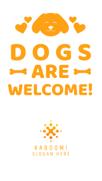 Dogs Welcome Instagram story Image Preview
