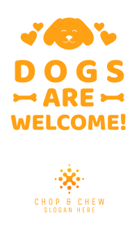 Dogs Welcome Instagram story Image Preview