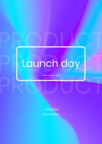 Limited Launch Day Flyer Design