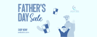 Fathers Day Sale Facebook Cover Image Preview