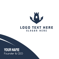 Marine Fortress Business Card Design