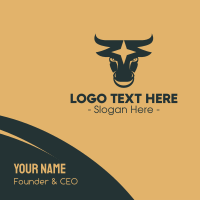 Bull Star Business Card Design