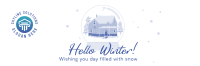 Snow Globe Twitter Header Image Preview