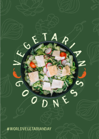 Vegetarian Goodness Flyer Design