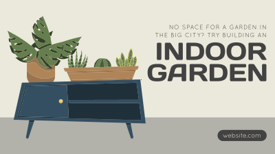 Indoor Garden Facebook event cover Image Preview