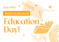 International Education Day Postcard Image Preview