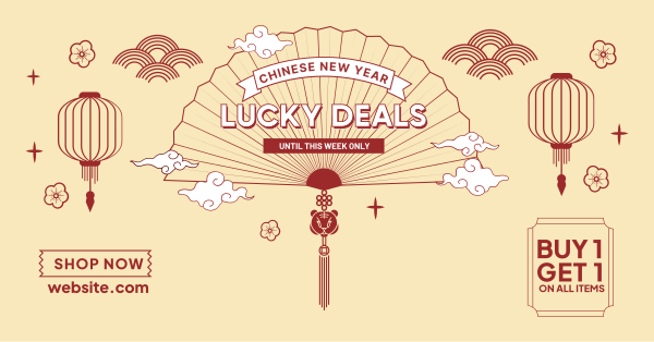 Lucky Deals Facebook Ad Design Image Preview