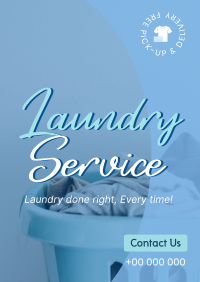 Professional Dry Cleaning Laundry Poster Image Preview