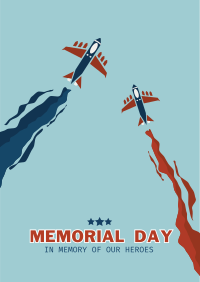 Memorial Day Air Show Poster Image Preview