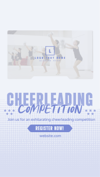 Cheerleading  Competition Details Facebook Story Preview