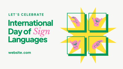 International Day of Sign Languages Facebook event cover Image Preview