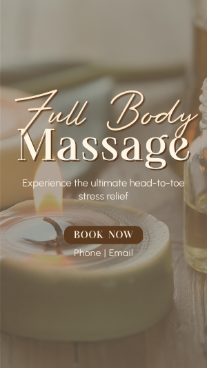 Full Body Massage Facebook story Image Preview