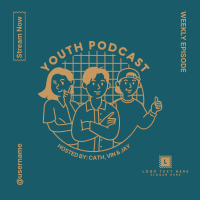 Youth Podcast Instagram Post Design