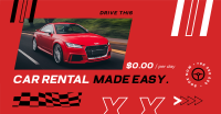 Rent Your Dream Car Facebook Ad Design