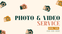 Camera Pattern Facebook event cover Image Preview