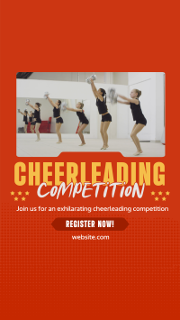 Cheerleading  Competition Details Instagram Reel Design