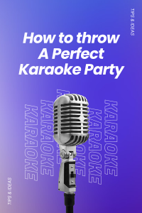 Karaoke Party Idea Pinterest Pin Design