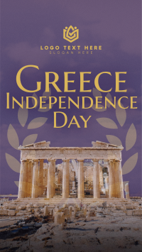 Contemporary Greece Independence Day Video Image Preview