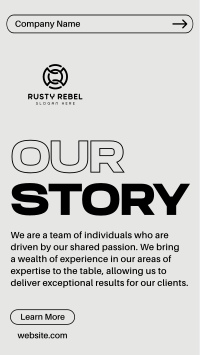 Company Story Intro Instagram Reel Image Preview