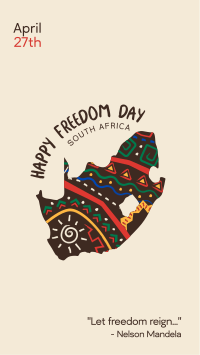 South African Freedom Day Facebook Story Design