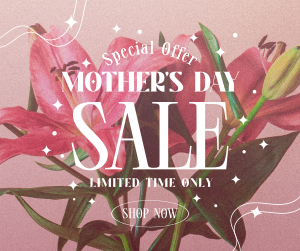 Sale Mother's Day Flowers  Facebook post Image Preview