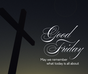 Good Friday Crucifix Greeting Facebook post Image Preview