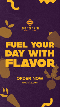 Food Flavors Quote Facebook Story Preview