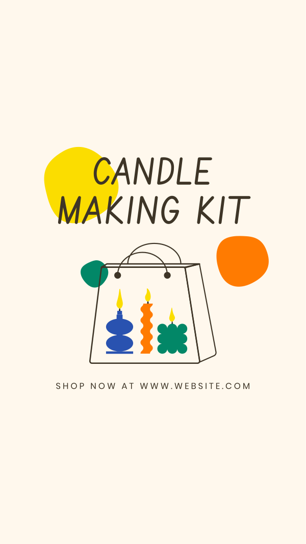 Candle Making Kit Instagram Story Design Image Preview