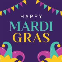 Mardi Gras Celebration Linkedin Post Image Preview