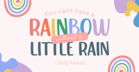 Rainbow After The Rain Facebook Ad Design