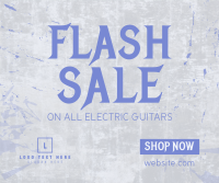 Guitar Flash Sale Facebook Post Design