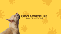 Paws Adventure YouTube Banner Design