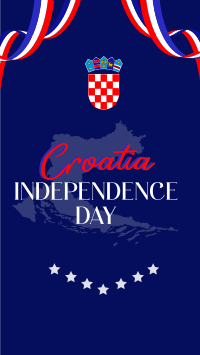 Love For Croatia Facebook Story Design