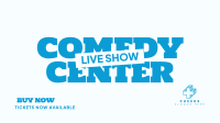 Comedy Center Facebook Event Cover Design