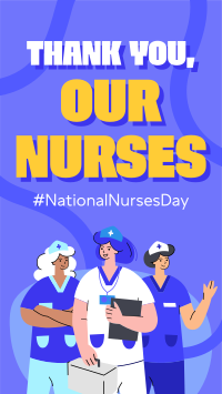 National Nurses Day Instagram Reel Image Preview